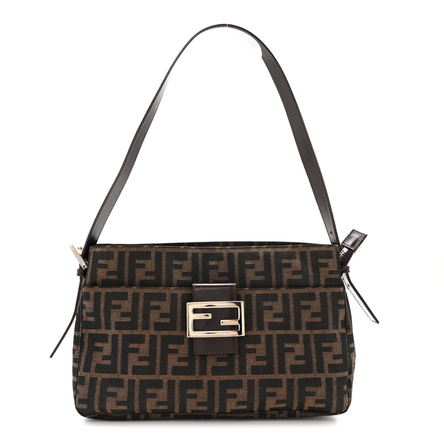 Fendi Zucca Baguette Shoulder Bag Tobacco 1 of 12