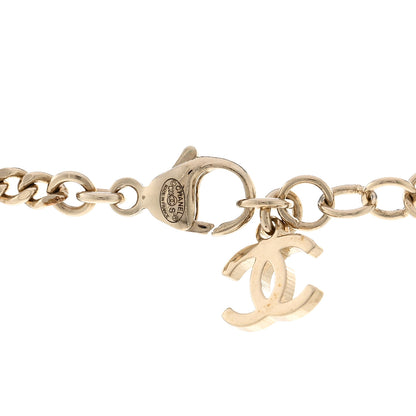 Chanel Crystal Star Heart CC Pendant Necklace Gold 5 of 5