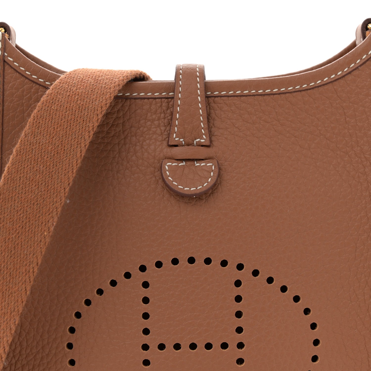Hermes Taurillon Clemence Evelyne TPM Gold 8 of 11