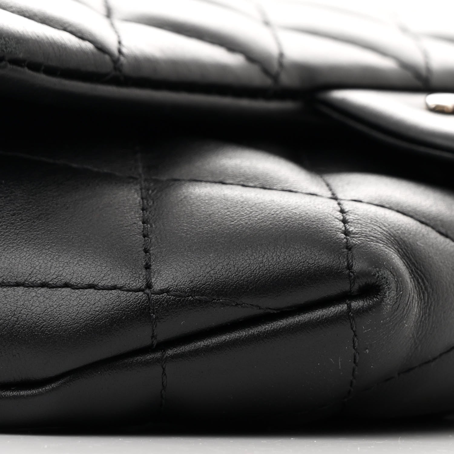 Chanel Calfskin Quilted CC Uniform Flap Belt Bag Black 10 of 13