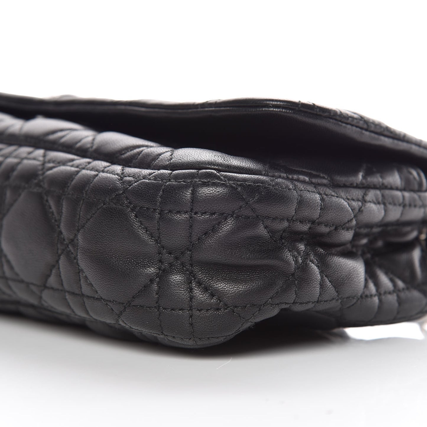 Lambskin Cannage Small Rendezvous Flap Black