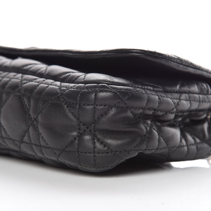 Christian Dior Lambskin Cannage Small Rendezvous Flap Black 6 of 11
