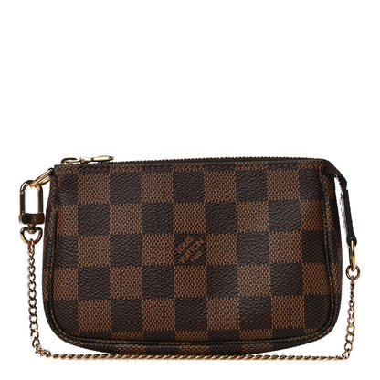 Louis Vuitton Damier Ebene Mini Pochette Accessories 1 of 11