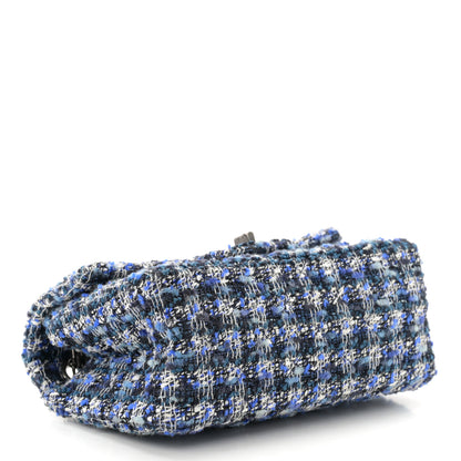 Chanel Tweed Quilted 2.55 Reissue Mini Flap Blue 4 of 10