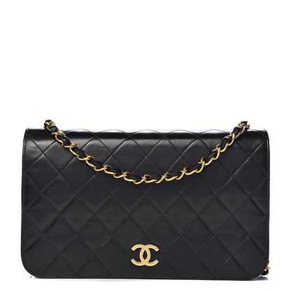 Chanel Lambskin Quilted Small Single Flap Bag Black 1 of 14