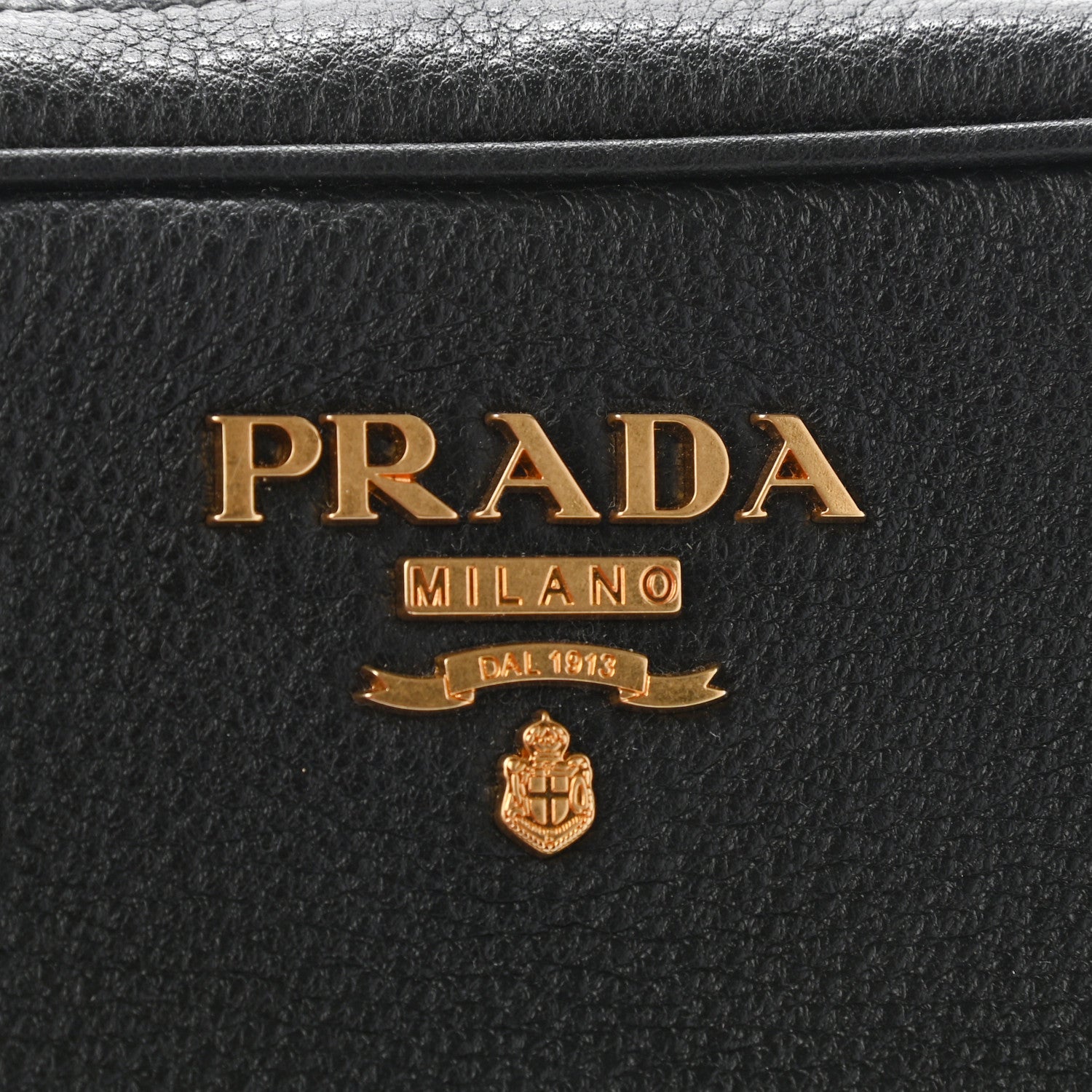 Prada Vitello Daino Wristlet Black 8 of 9