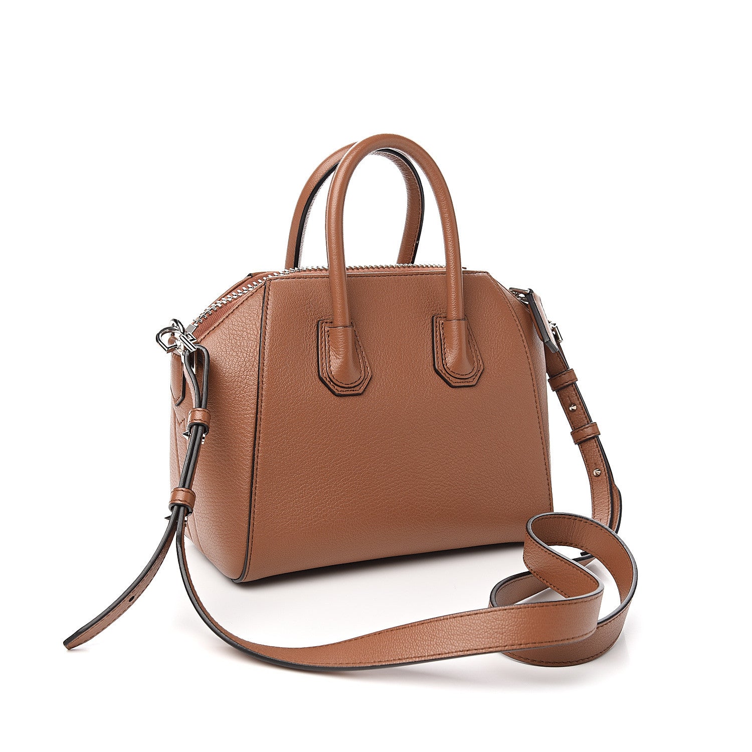 Givenchy Sugar Goatskin Mini Antigona Caramel 2 of 9