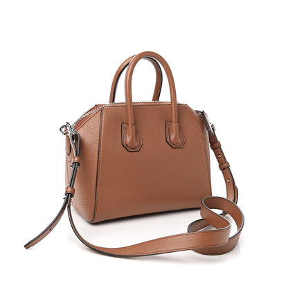 Givenchy Sugar Goatskin Mini Antigona Caramel 2 of 9