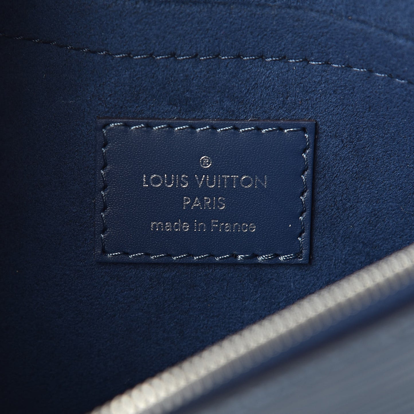Epi Neverfull Pochette MM GM Indigo