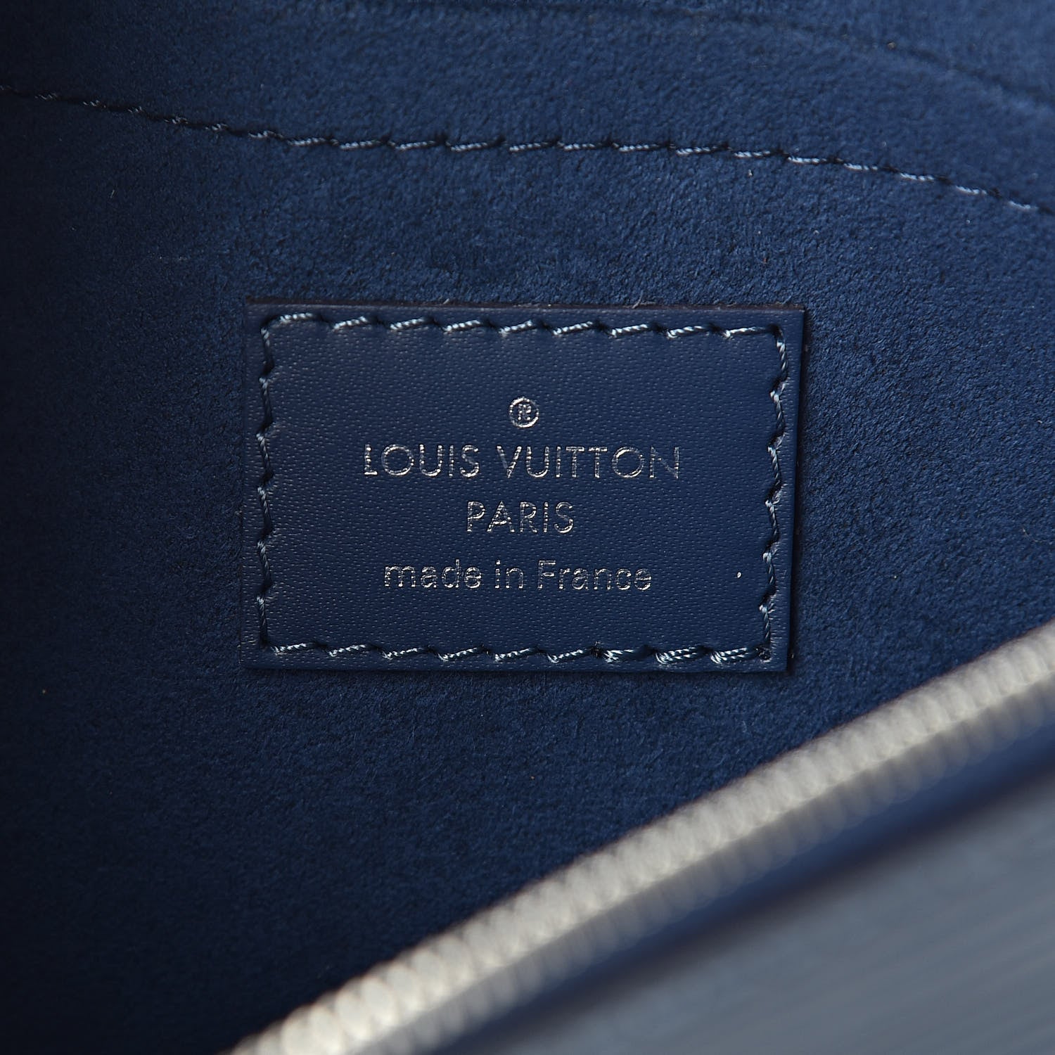 Louis Vuitton Epi Neverfull Pochette MM GM Indigo 6 of 7