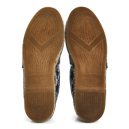 Louis Vuitton Monogram Denim Espadrille Flats 8.5 Blue 6 of 15