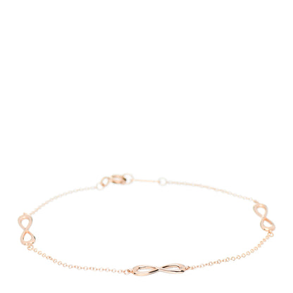 Tiffany 18K Rose Gold Infinity Endless Bracelet 1 of 5