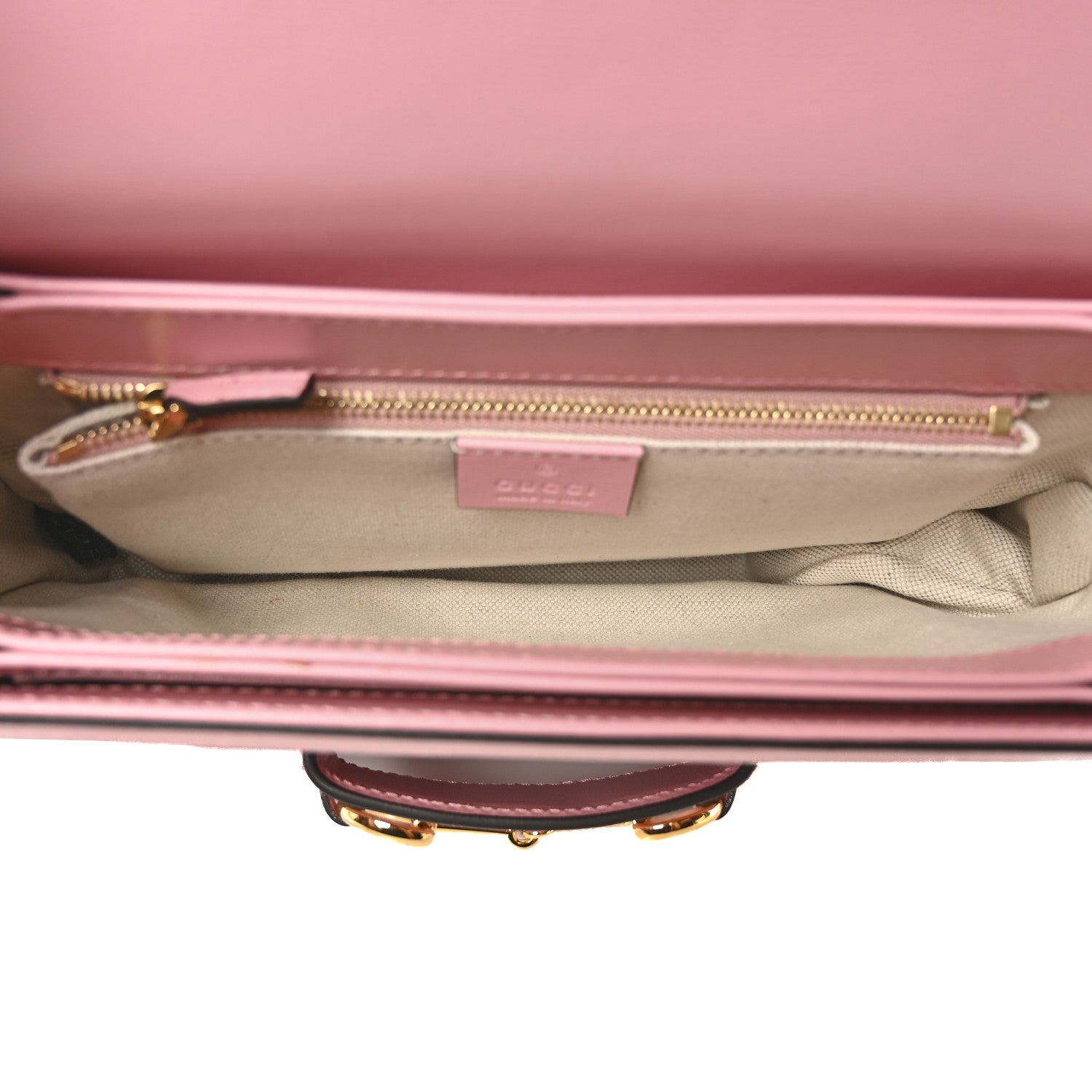 Gucci Azalea Calfskin Horsebit 1955 Shoulder Bag New Cherry Red Wild Rose 5 of 10