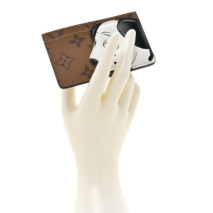 Louis Vuitton Reverse Monogram Dog Animation Card Holder 2 of 7