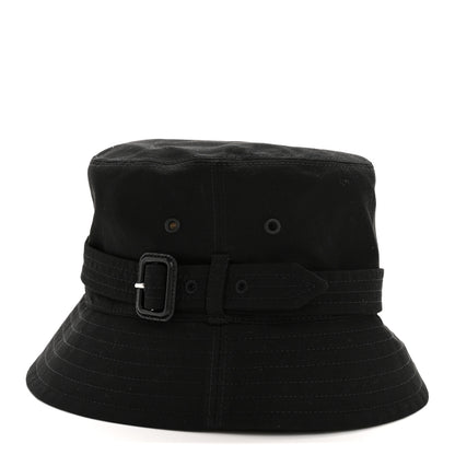 Burberry Cotton Gabardine Bucket Hat L Black 4 of 10