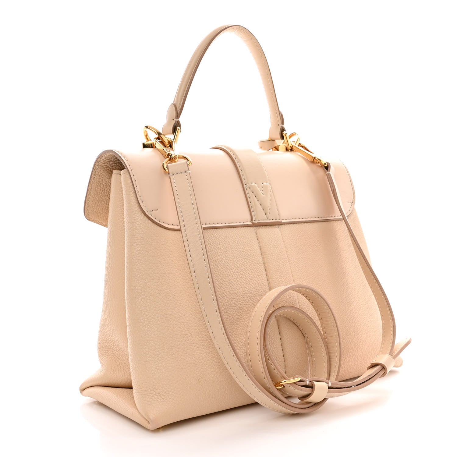 Louis Vuitton Grained Smooth Calfskin Rose Des Vents PM Creme 4 of 14