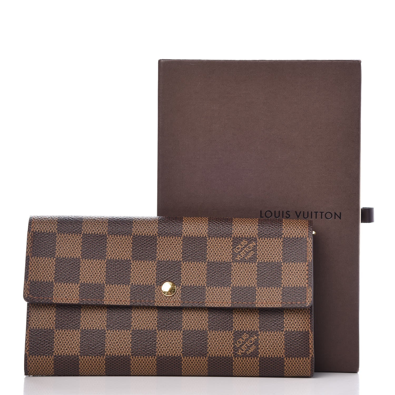 Louis Vuitton Damier Ebene Sarah Wallet 7 of 7