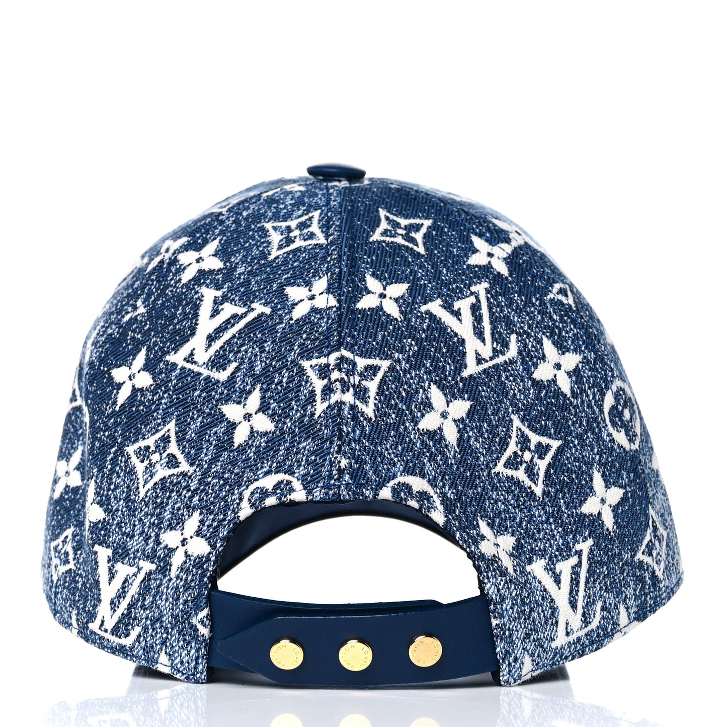 Monogram Jacquard Cap L Blue