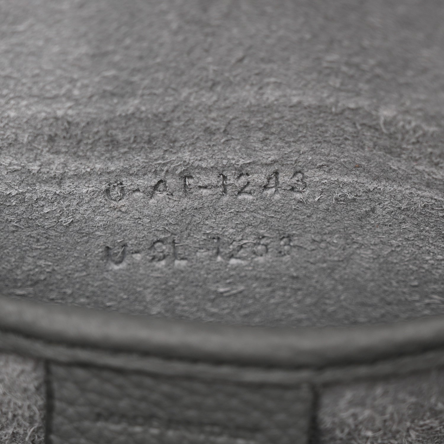 Celine Drummed Calfskin Nano Luggage  Kohl 7 of 10