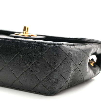 Chanel Lambskin Quilted Mini Square Flap Bag Black 11 of 11