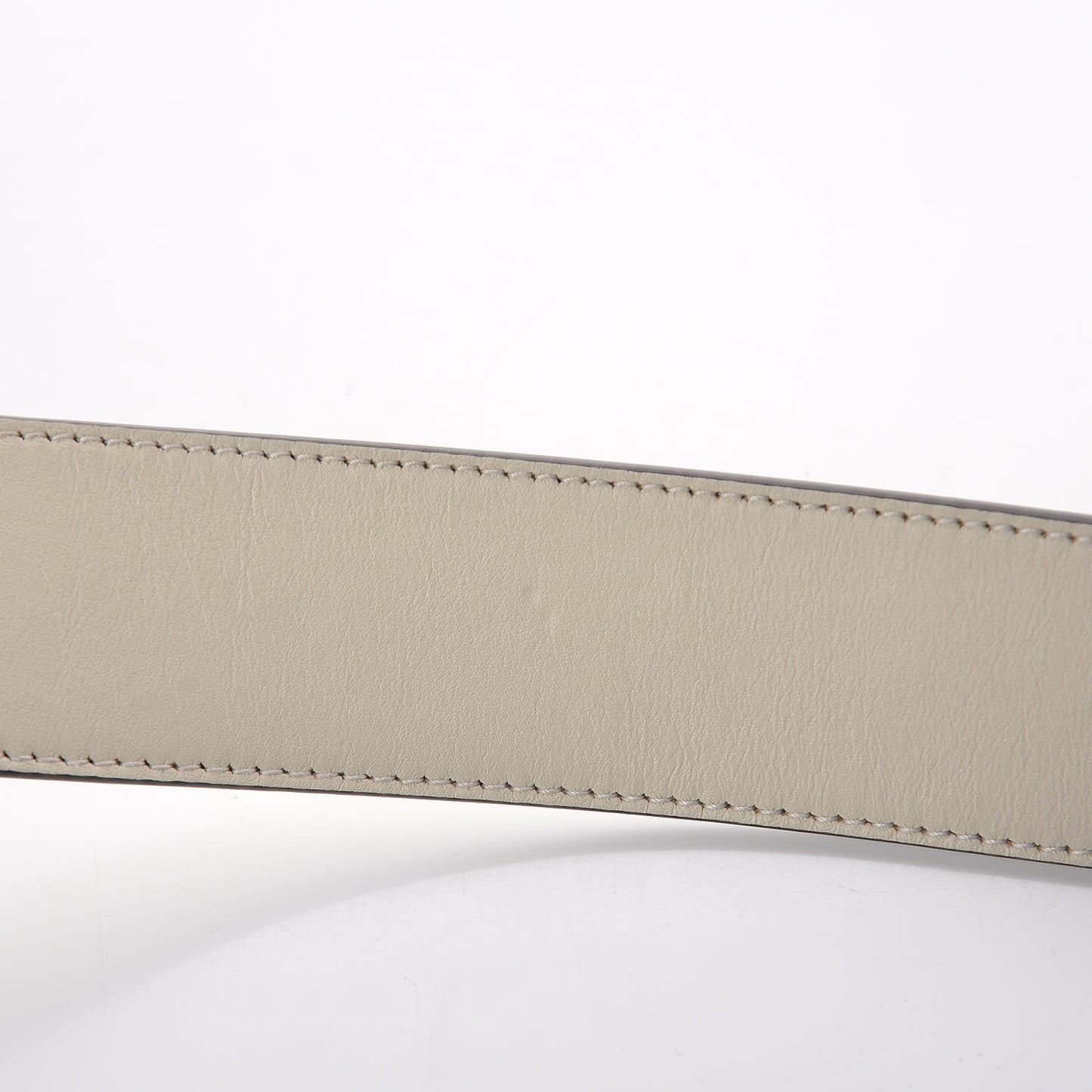 Calfskin Double G 40mm Belt 75 30 Mystic White
