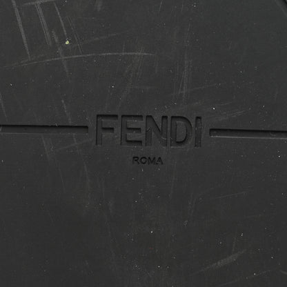 Fendi Vitello Mink F is Fendi FF Slingback Flat Sandals 39.5 Tobacco Black 8 of 8
