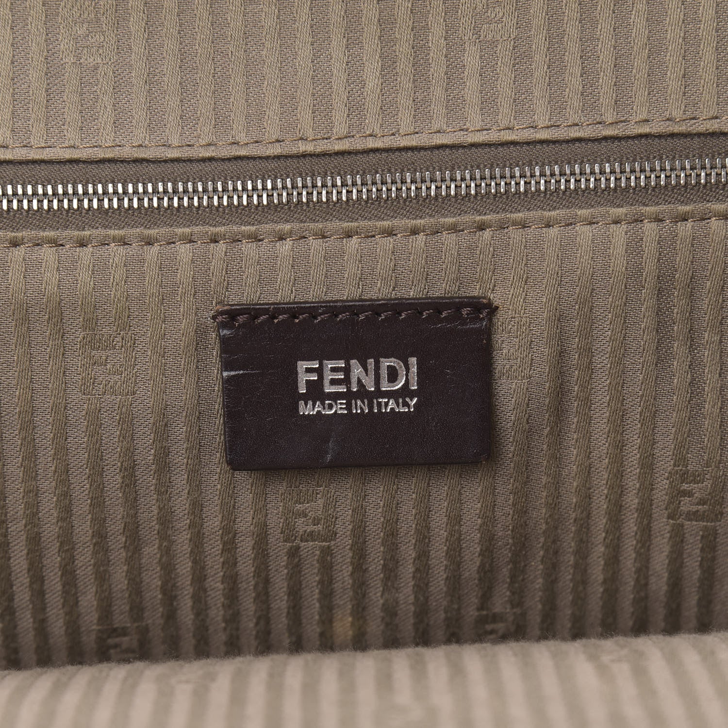 Fendi Vitello Elite Large 2Jours Tote Tortora 6 of 11