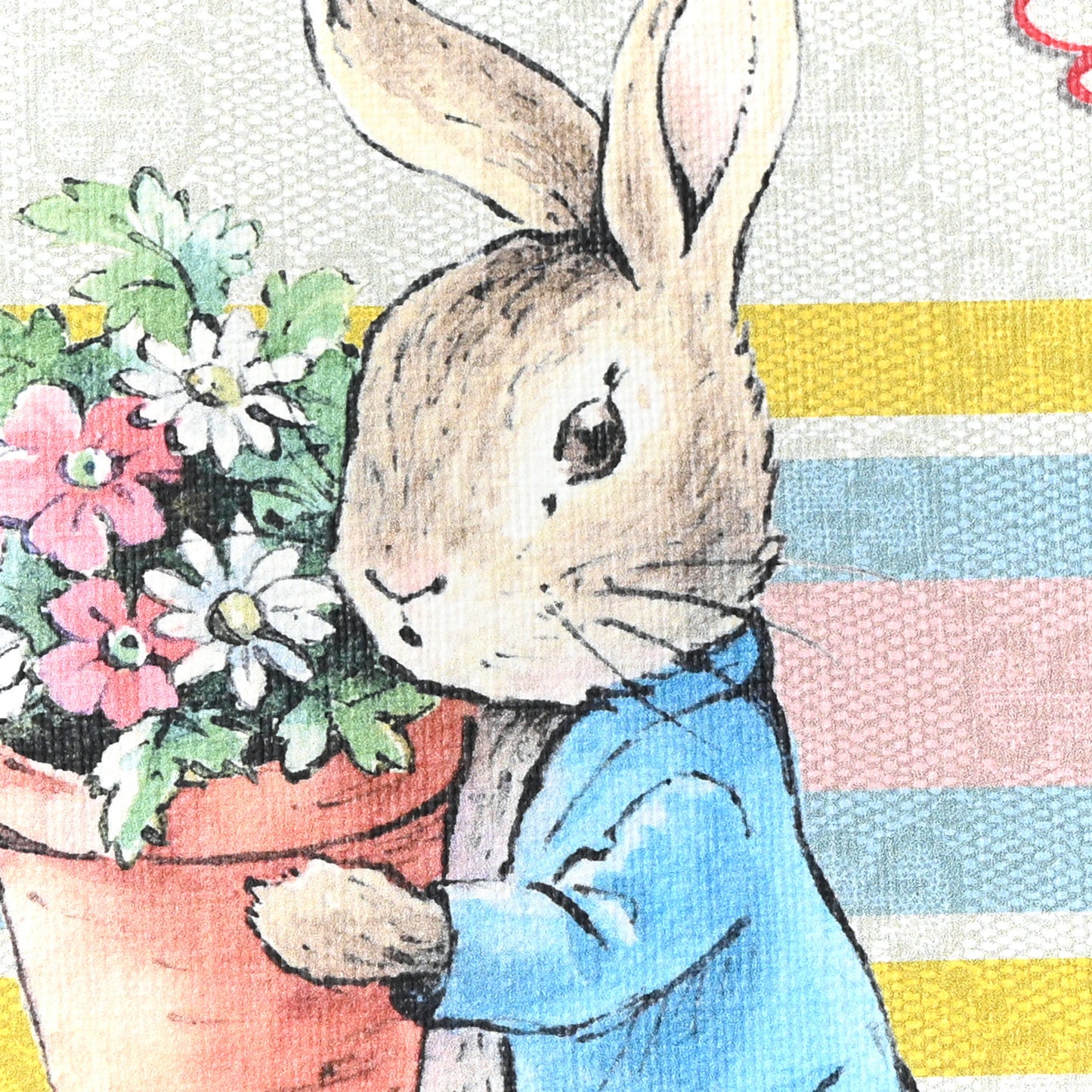 X Peter Rabbit GG Supreme Monogram Rabbit Garden Childrens Tote Blue White