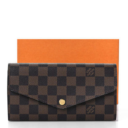 Louis Vuitton Damier Ebene Sarah Wallet NM 9 of 9