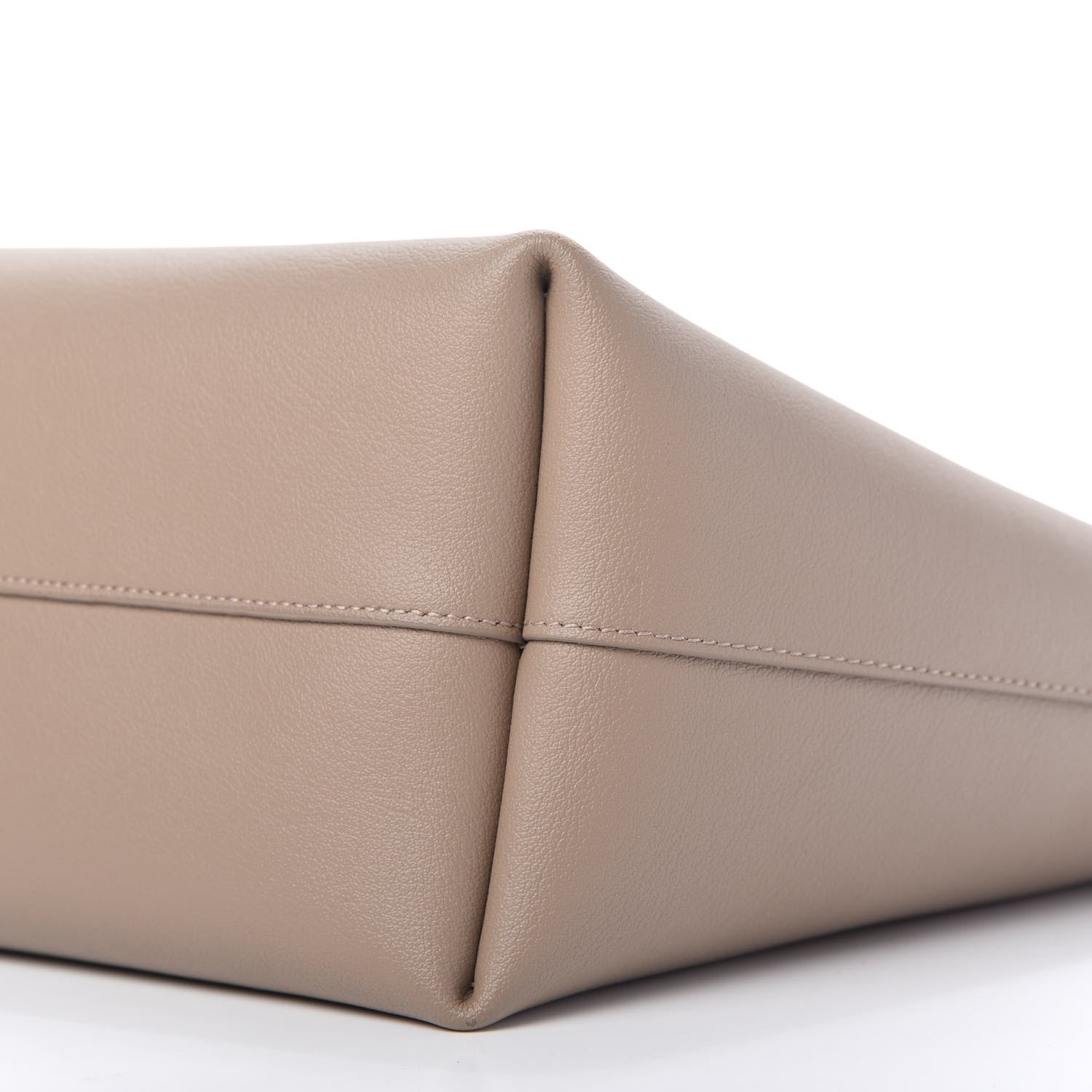 Saint Laurent Calfskin Large Shopping Tote Dark Beige 7 of 9