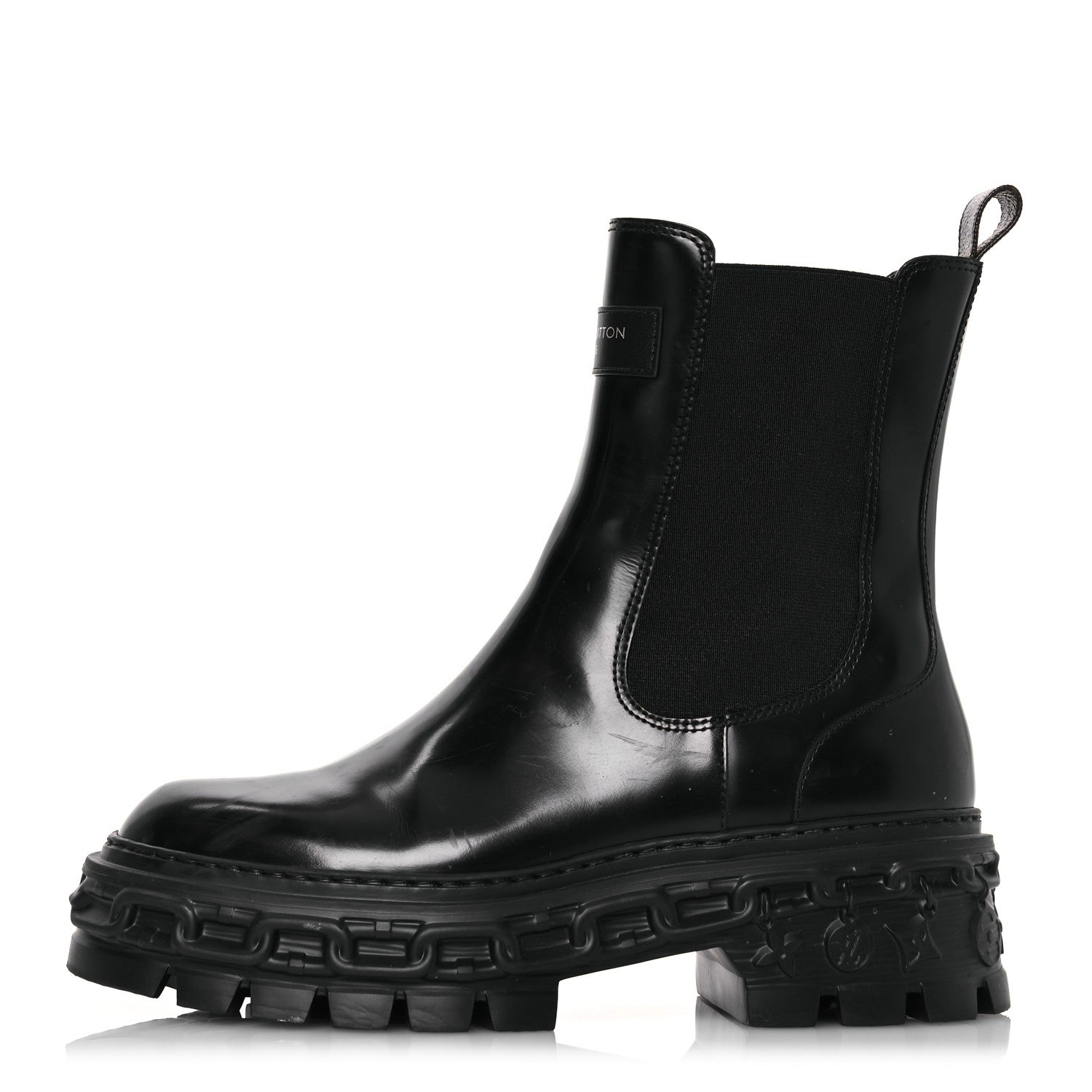 Louis Vuitton Calfskin Record Chelsea Boots 37 Black 1 of 13