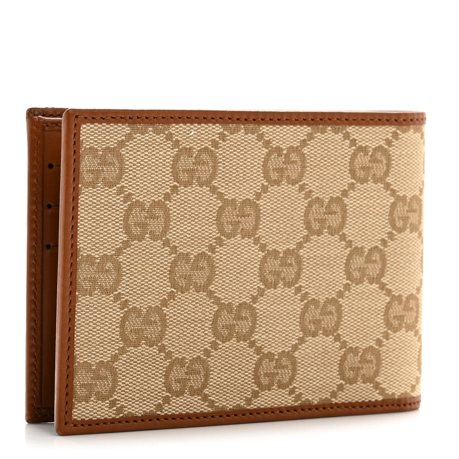 Gucci Monogram Bi-Fold Wallet Brown 3 of 8