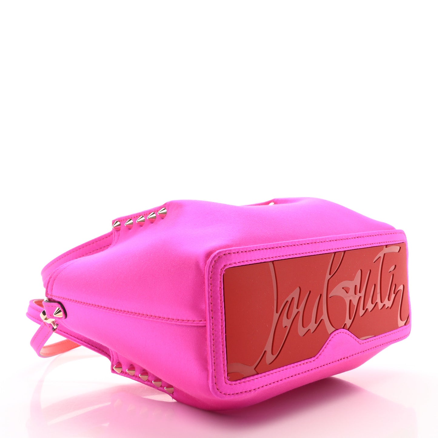Satin Spiked Mini Cabarock Shopper Holly Pink