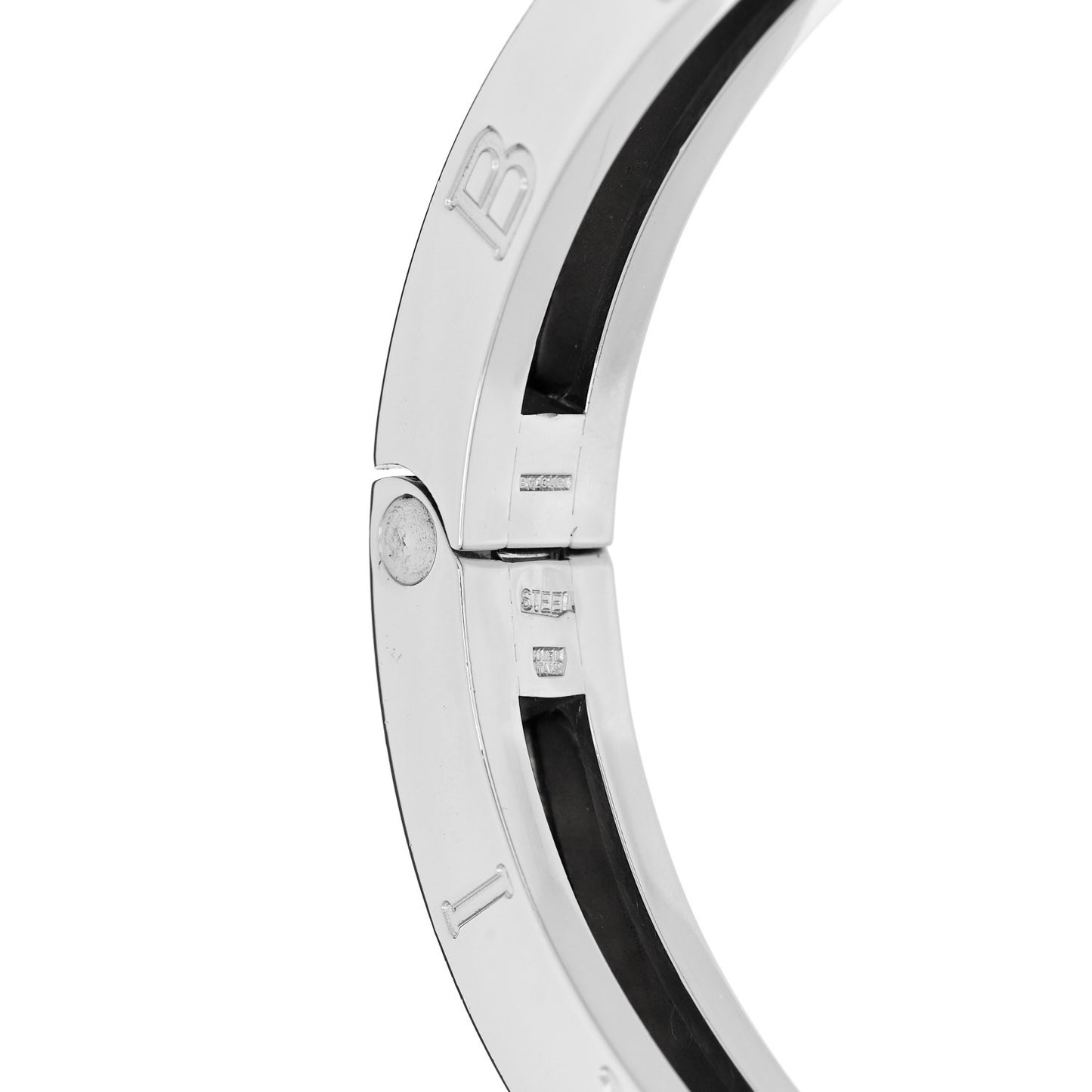 18K Yellow Gold Stainless Steel B.Zero1 Bangle Bracelet