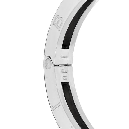 Bulgari 18K Yellow Gold Stainless Steel B.Zero1 Bangle Bracelet 4 of 5