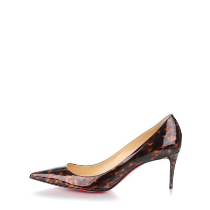 Louis Vuitton CHRISTIAN LOUBOUTIN Patent Tartaruga Decollete 554 70 Pumps 39 Testa Di Moro 1 of 7
