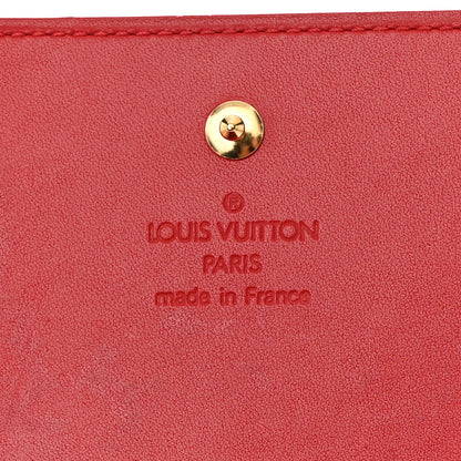 Louis Vuitton Vernis Walker Wallet Red 5 of 15