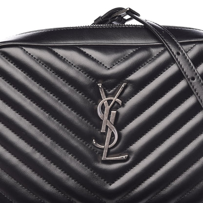 Saint Laurent Calfskin Matelasse Monogram Lou Camera Bag Black 10 of 10