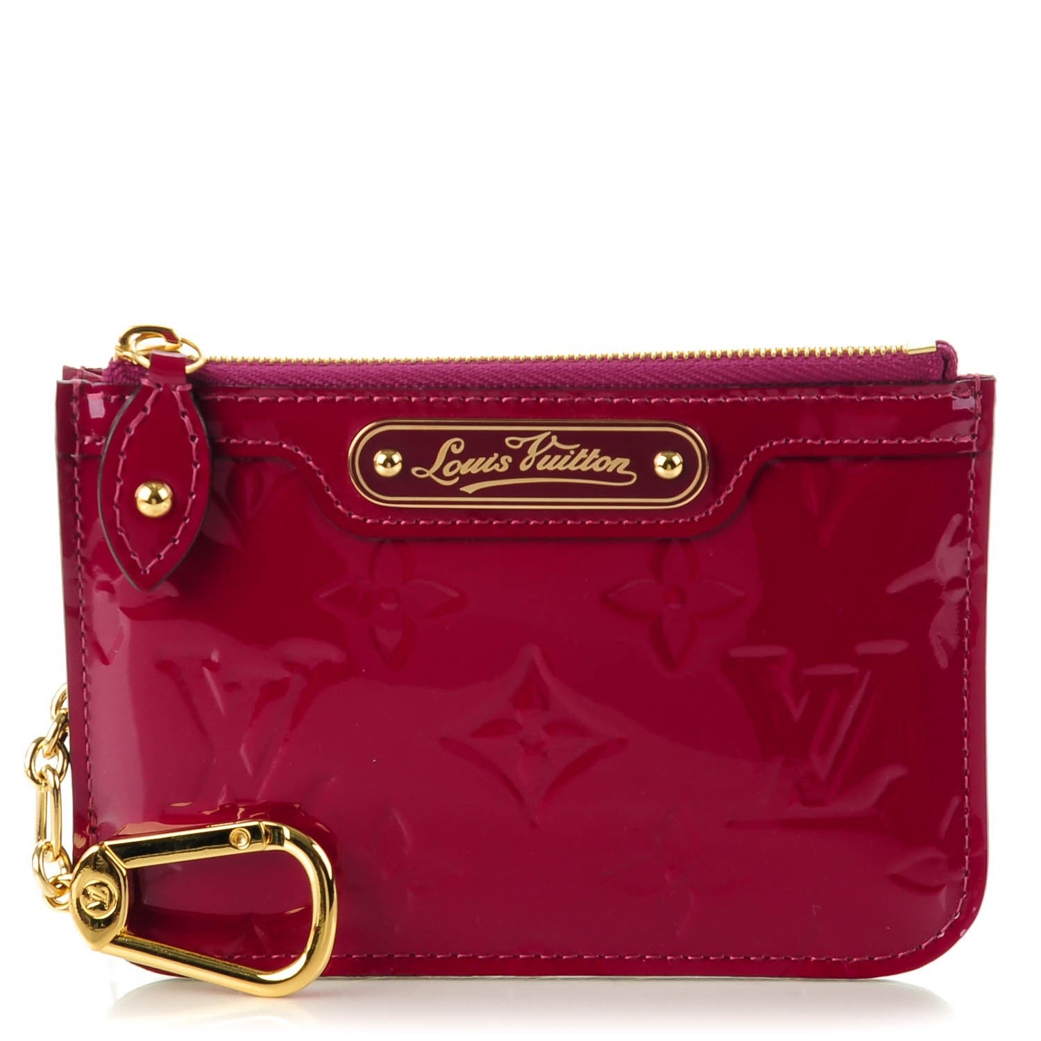 Louis Vuitton Vernis Key Pouch Magenta 1 of 7