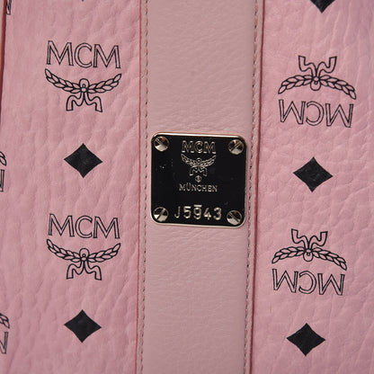 MCM Visetos Medium Liz Reversible Shopper Tote Soft Pink 10 of 21