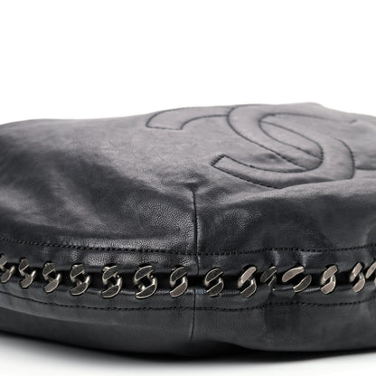 Chanel Calfskin Modern Chain Hobo Black 8 of 9