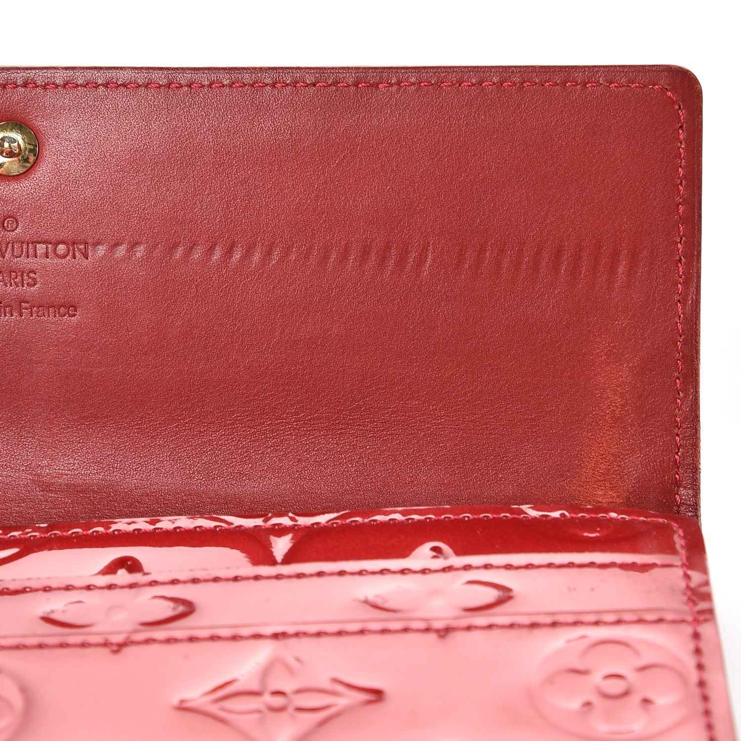 Louis Vuitton Vernis Sarah Wallet Pomme D'Amour 11 of 11