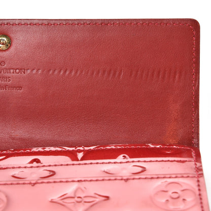 Louis Vuitton Vernis Sarah Wallet Pomme D'Amour 11 of 11
