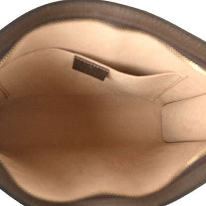 Gucci GG Supreme Monogram Web Ophidia Pouch Brown 5 of 8