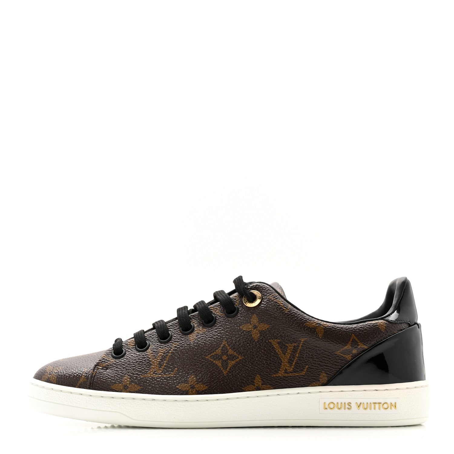 Louis Vuitton Patent Monogram Frontrow Sneakers 38 1 of 10