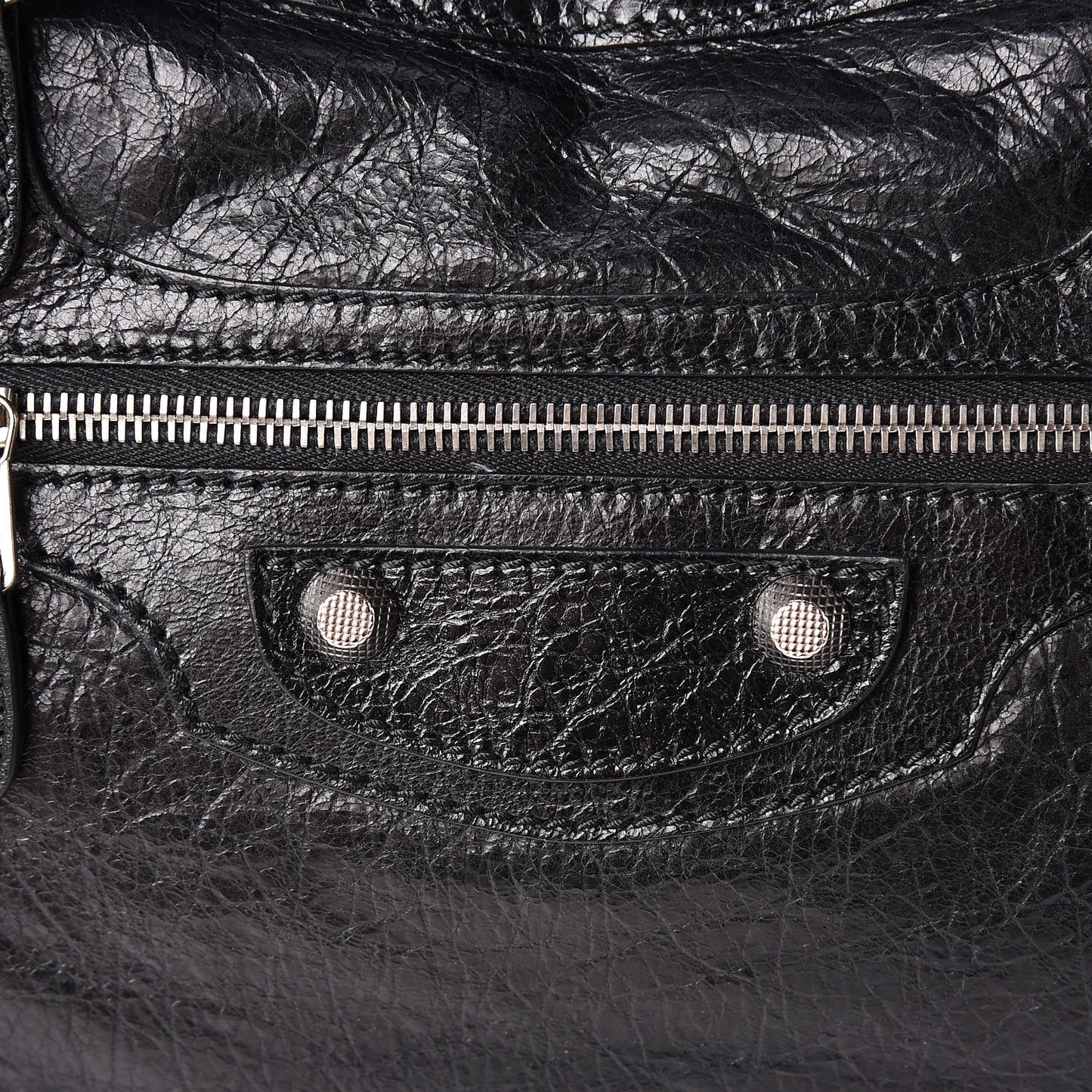Agneau Giant 12 Silver Hardware City Black