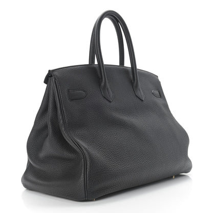 Hermes Togo Birkin 35 Black 3 of 19