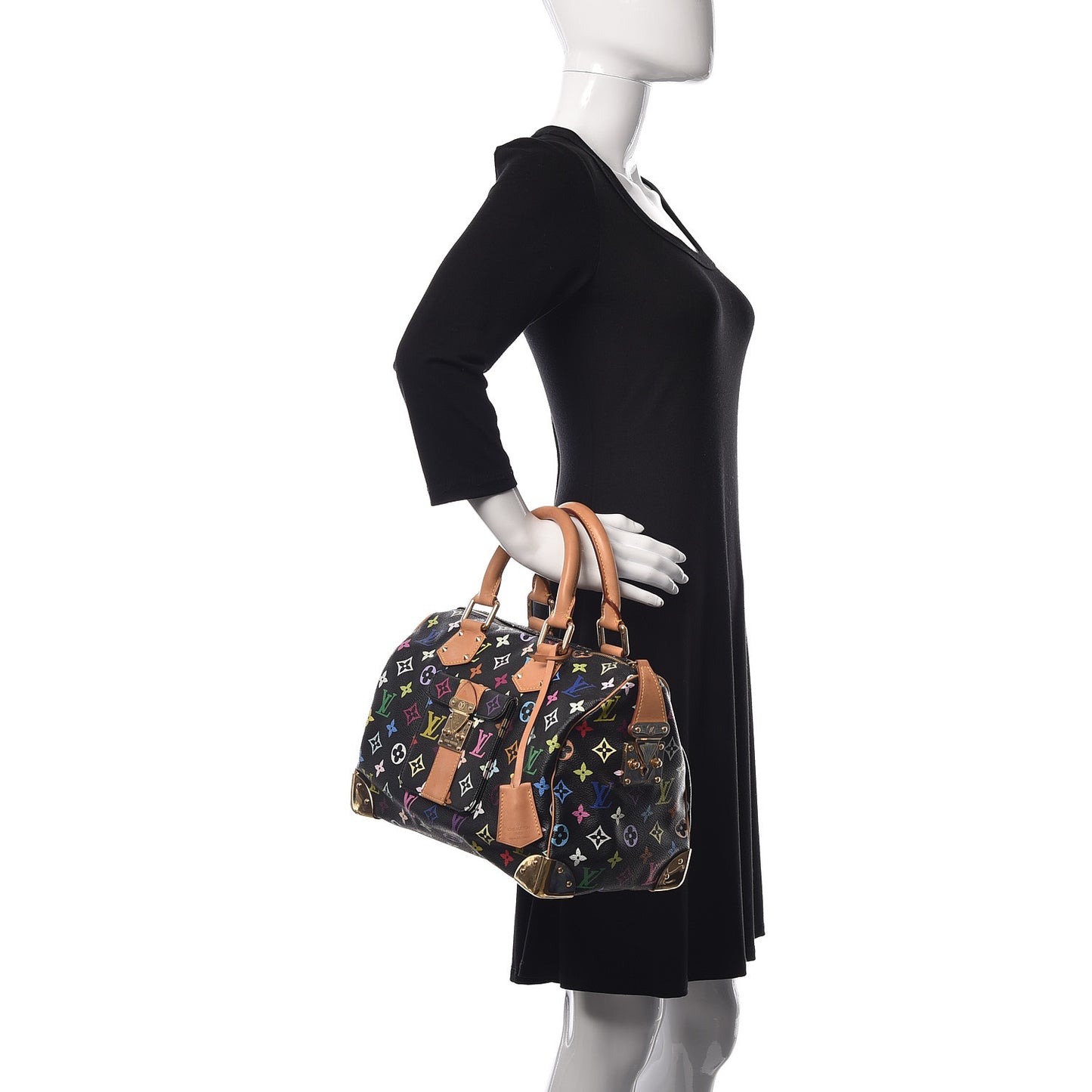 Monogram Multicolor Speedy 30 Black