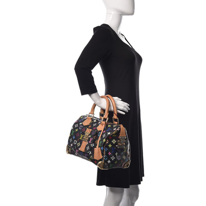 Louis Vuitton Monogram Multicolor Speedy 30 Black 2 of 16