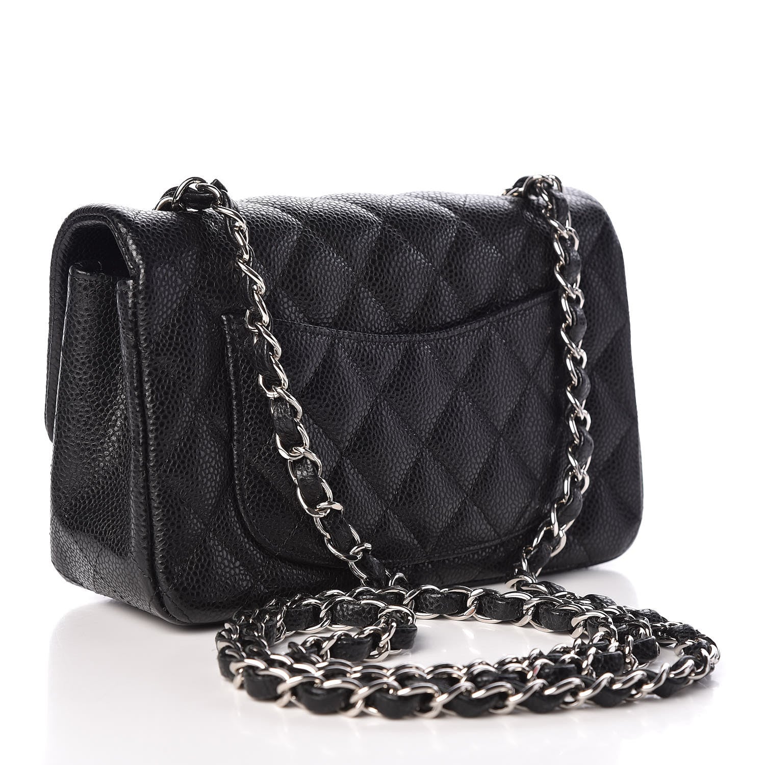 Chanel Caviar Quilted Mini Rectangular Flap Black 3 of 10